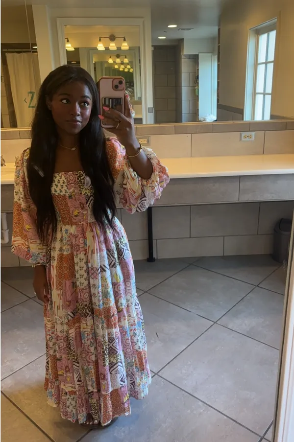 Altar'd State Dress Maxi Floral - Image 3