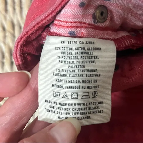 Anthropologie pilcro and‎ the letterpress no 31 pants Waist 34” Red Ankle - Image 8