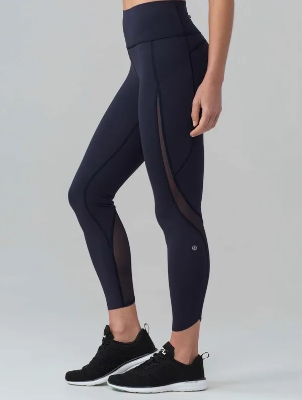 Lululemon Pace Perfect 7/8 Tight (25") Midnight Navy 4 - Image 6