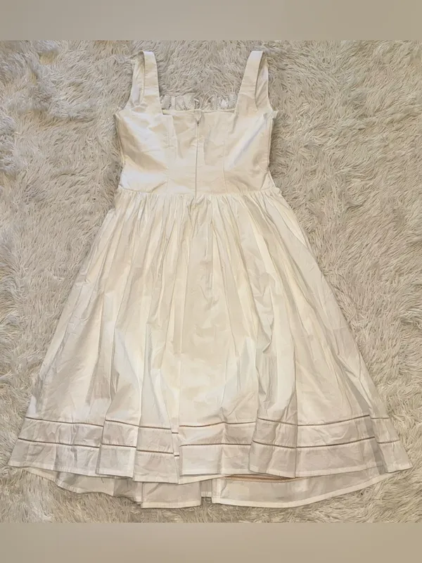 NEW HOUSE OF CB Phoebe Stretch Cotton Broderie Dress sz XL L+ - Image 9