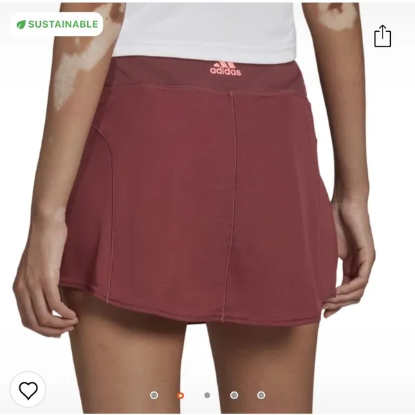 Adidas HEAT.RDY Skort Womens XL Burgundy Tennis Golf Pickleball Active Skort - Image 3