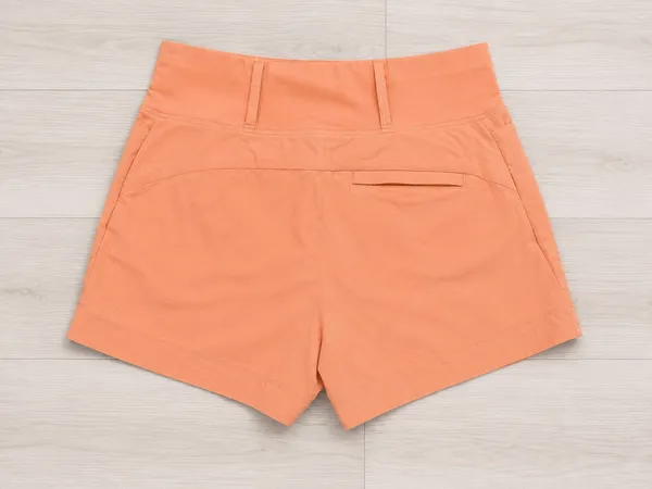 Athleta Women's Trekkie North Hiking Shorts Apricot Orange Small - Image 2