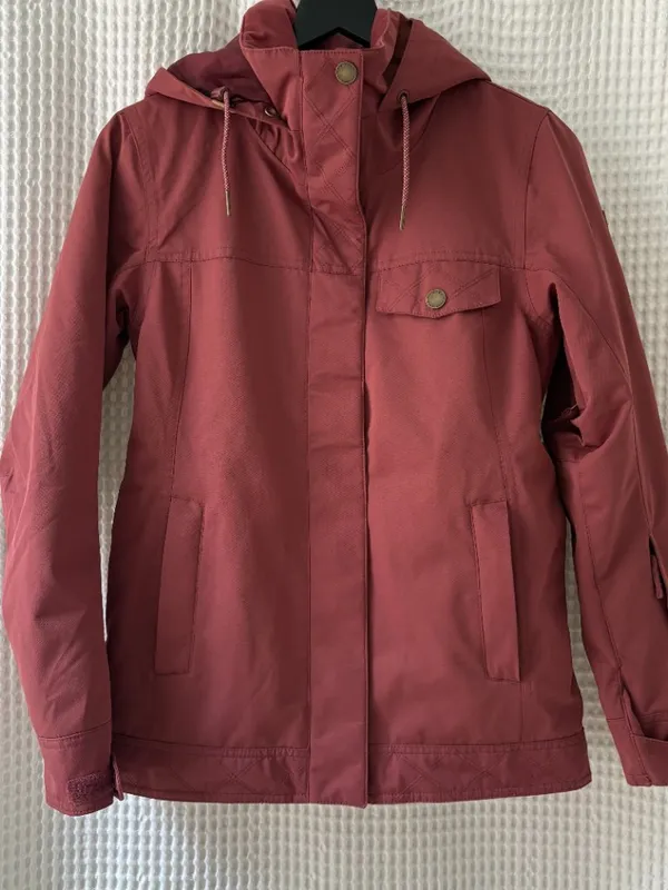 Roxy Billie hooded insulated women's winter sports ski snowboard jacket size XS - Image 7