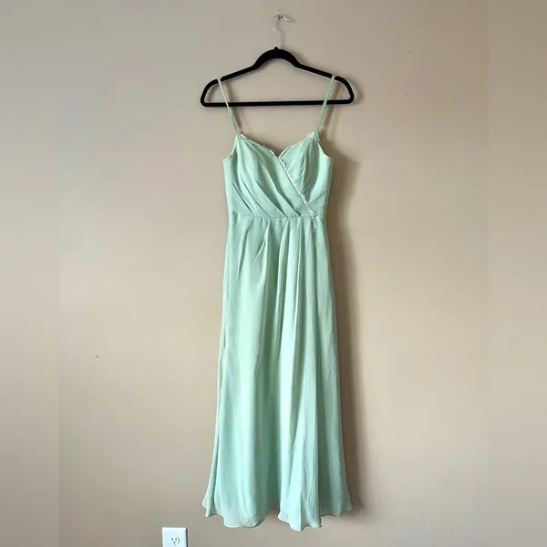 AZAZIE | Sage Green Cocktail Gown Sz XS - Image 4