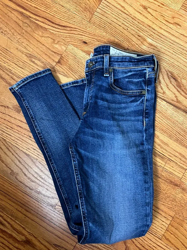 Rag & Bone Cate Dark Blue Skinny Jeans - Image 2