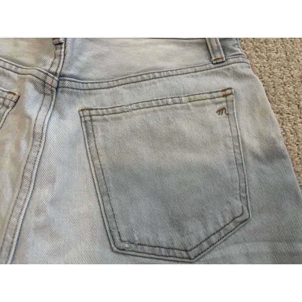 Madewell Relaxed Denim Shorts High Rise‎ Cutoff Blue Jorts Womens Size 25 - Image 3