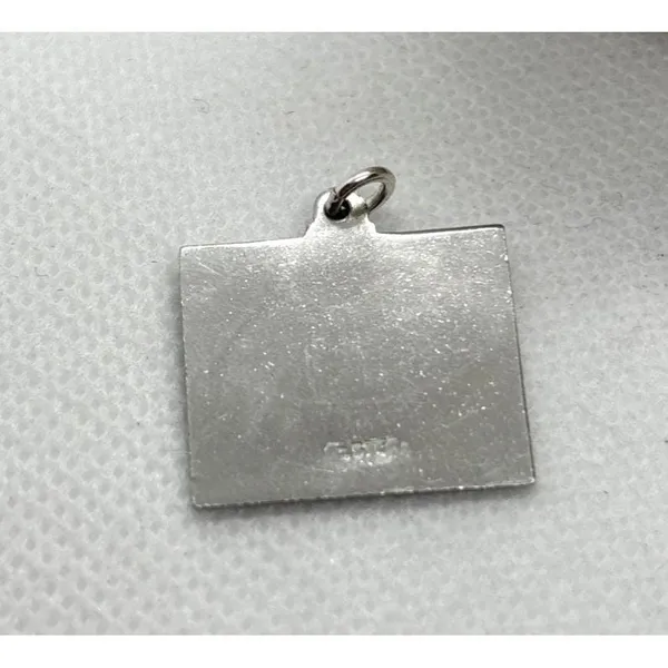Vintage Driver's License Engraved Charm Pendant‎ Sterling 925 Silver 1960s 4g - Image 4