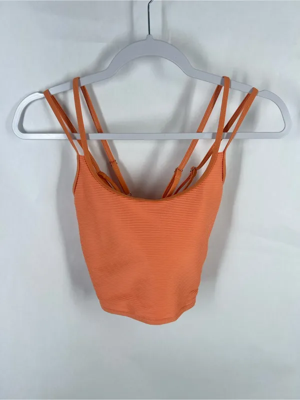 Livy & Kate Peachy Paradise Double Strap Swim Top S NWT - Image 2