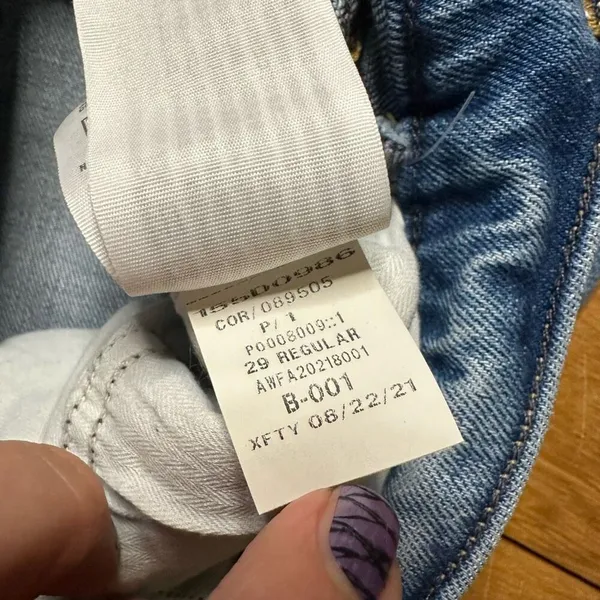 Abercrombie & fitch ultra high rise 90s straight 29/8 - Image 7