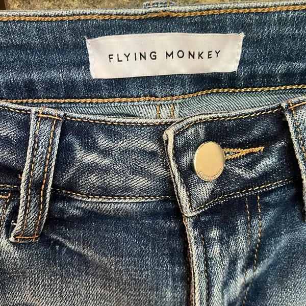 Flying Monkey Distressed Jeans Ankle New - Image 2