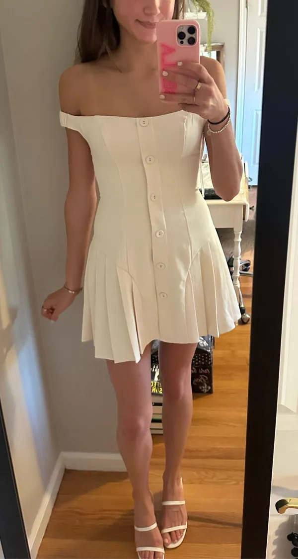 Hello Molly Off-The-Shoulder Mini Dress - Image 2
