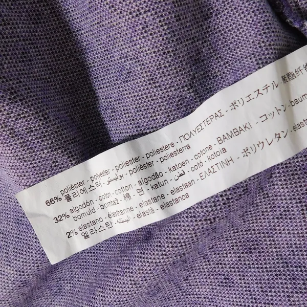 ZARA Lilac Jacquard Open Back Mini Dress Heart Detail Retro Knit Purple Small - Image 13
