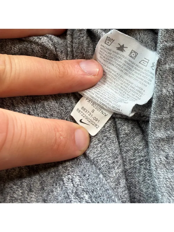 Nike Sportswear Gym Vintage Just Do It Jogger Pants Gray Women’s Small - Image 7