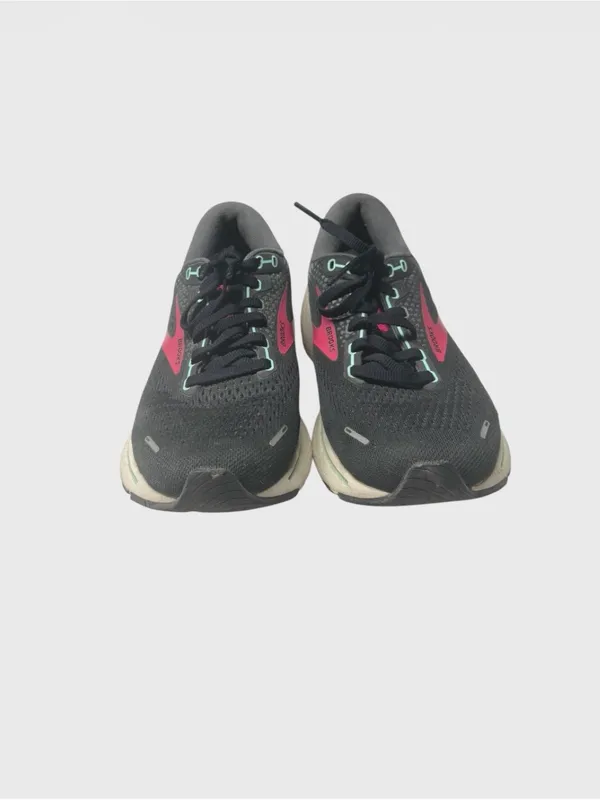 Brooks Women's Black Running Sneakers with Pink and Teal Accents - Image 4