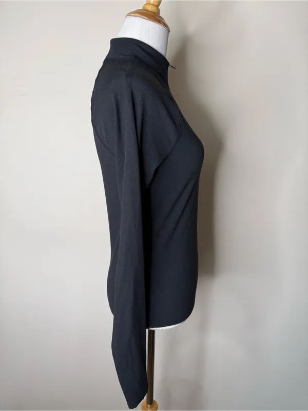 GAP Black Studio Rib 1/4 Zip Pullover - Image 6