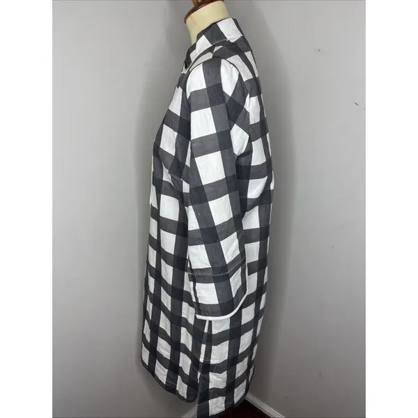 Brooke Wright Designs Talley Shift Dress in Black Check Medium M - Image 2