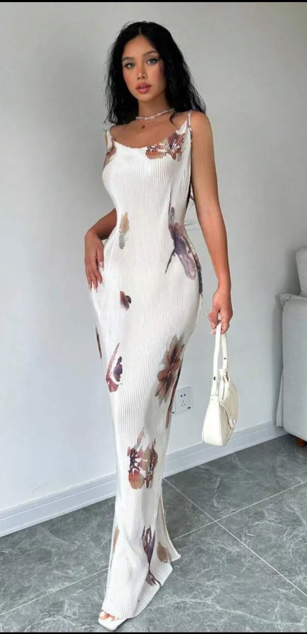 SheIn Long White Maxi Dress - Image 6