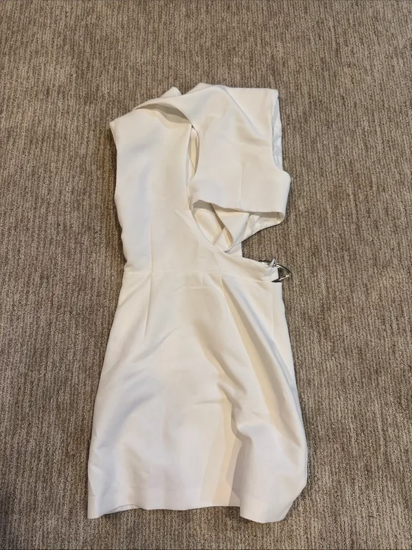 Zara Cutout Dress with Belt Accent - Image 4
