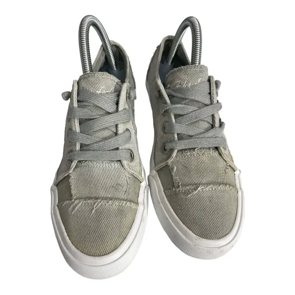 Blowfish Malibu White/Grey Sneakers size 7.5 - Image 7