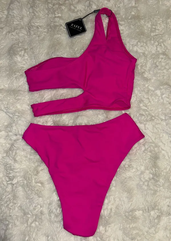 NWT Zaful Hot Pink Bikini Set  - Image 7