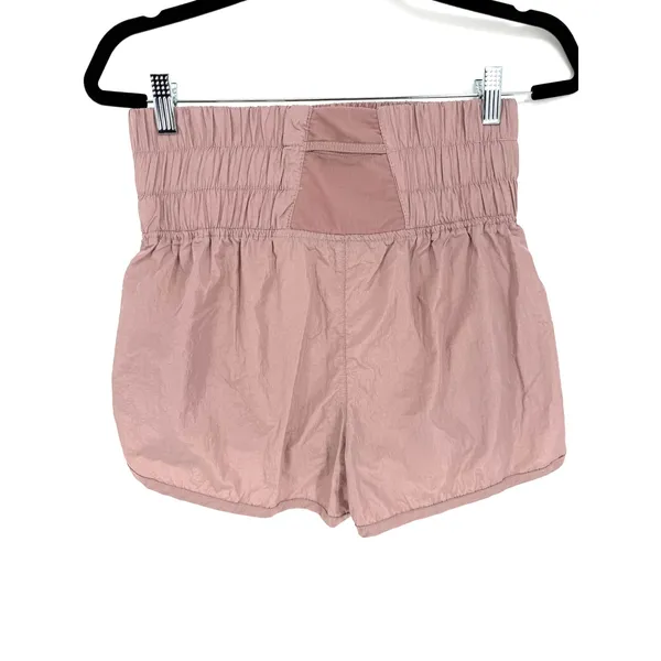 Free People FP Movement The Way Home Shorts Mauve Pink High Waist Running Medium - Image 3