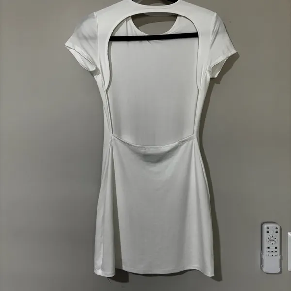 Reformation Christy Knit Dress White Size L - Image 6