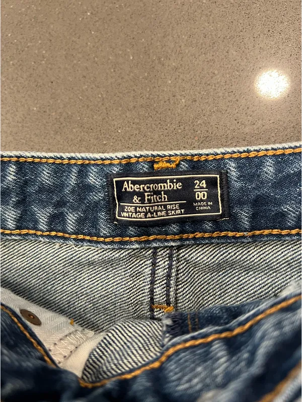 Abercrombie Jean Skirt Mini - Image 2