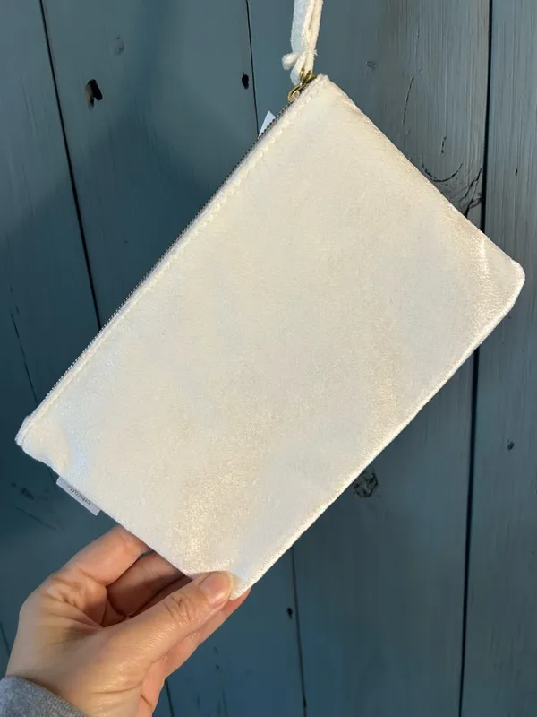 Papyrus White and Gold Floral Wristlet (New) - Image 3