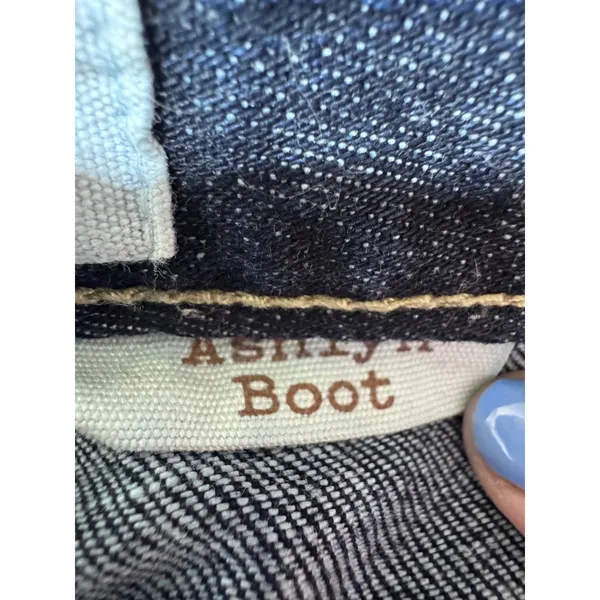 Maurices‎ Women's 5/6 Long Dark Wash Mid Rise Bootcut Jeans Ashlyn Boot Denim - Image 4