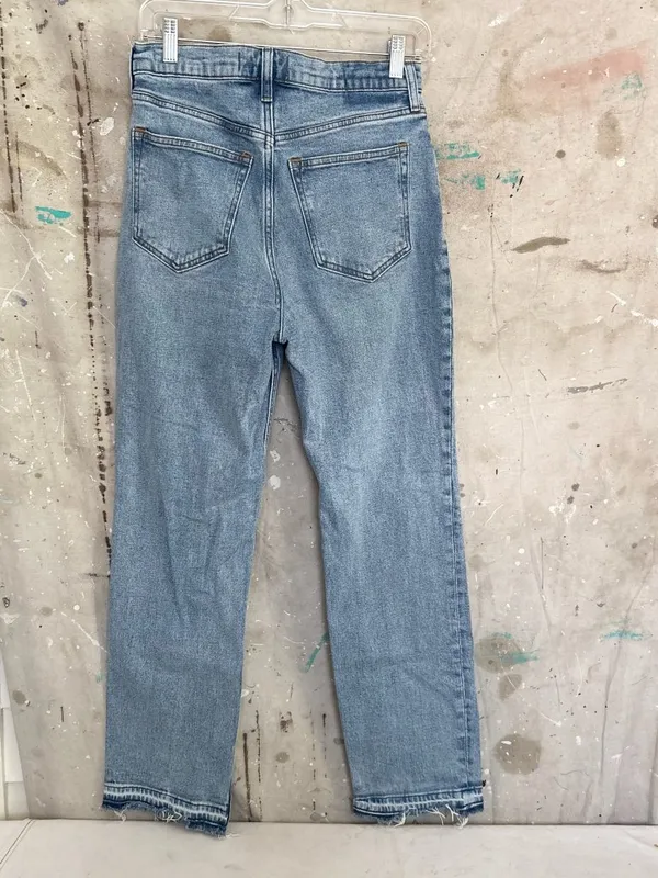 Abercrombie the Ankle Straight Ultra High Rise Jeans - Image 3