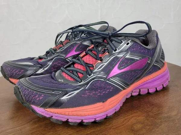 Brooks Ghost 8th Edition Womens Shoes 8.5 Purple Mesh DNA Loft Athletic Running - Image 2