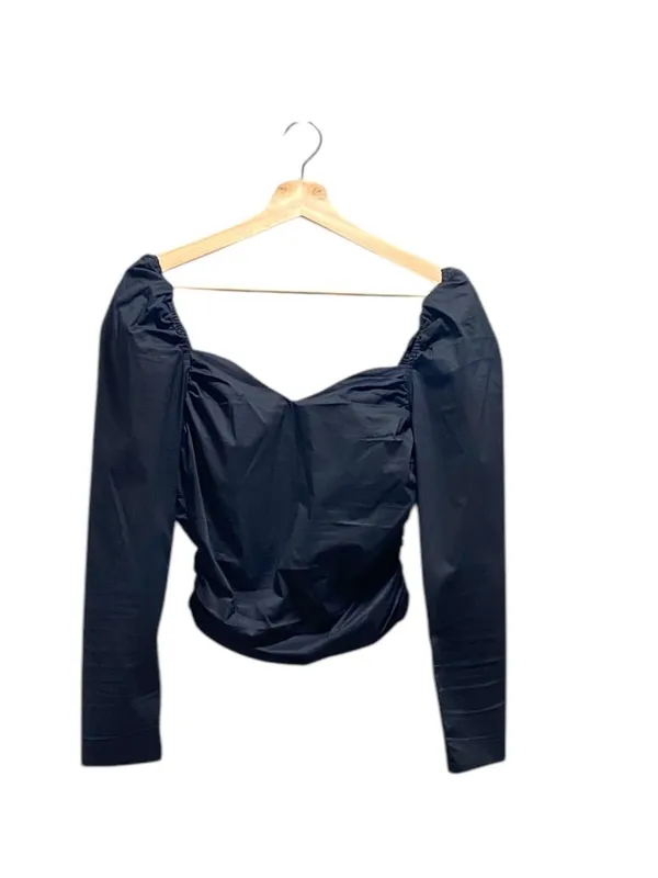 ASTR The Label Long Sleeve Ruched Top Black Size XS Whimsigoth Witchy Romantic - Image 2