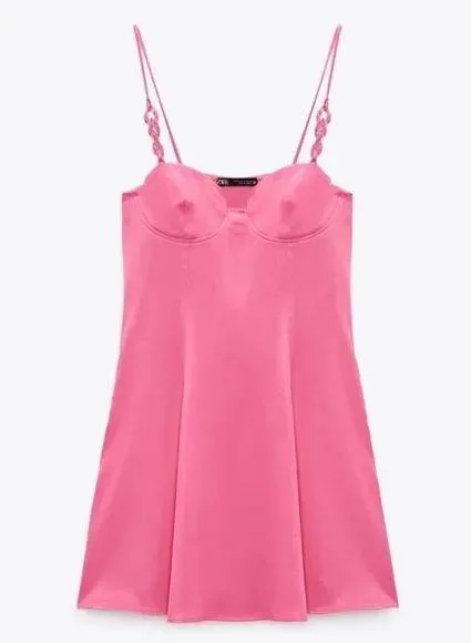 Zara Corsetry-Inspired Dress - Image 2