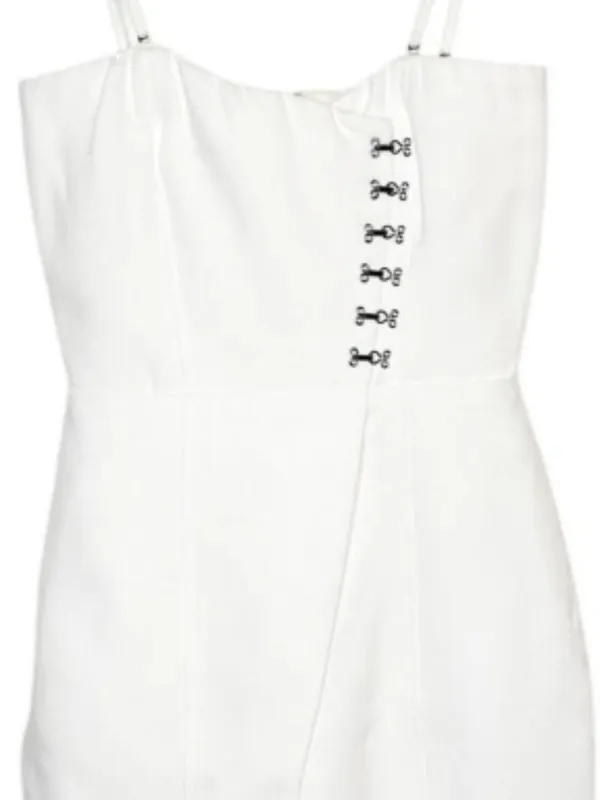 Misha Pasquale Convertible Midi Dress Milk White Size Small - Image 6
