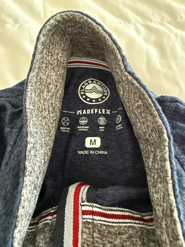 Flag & anthem quarter zip Blue Size M - Image 3
