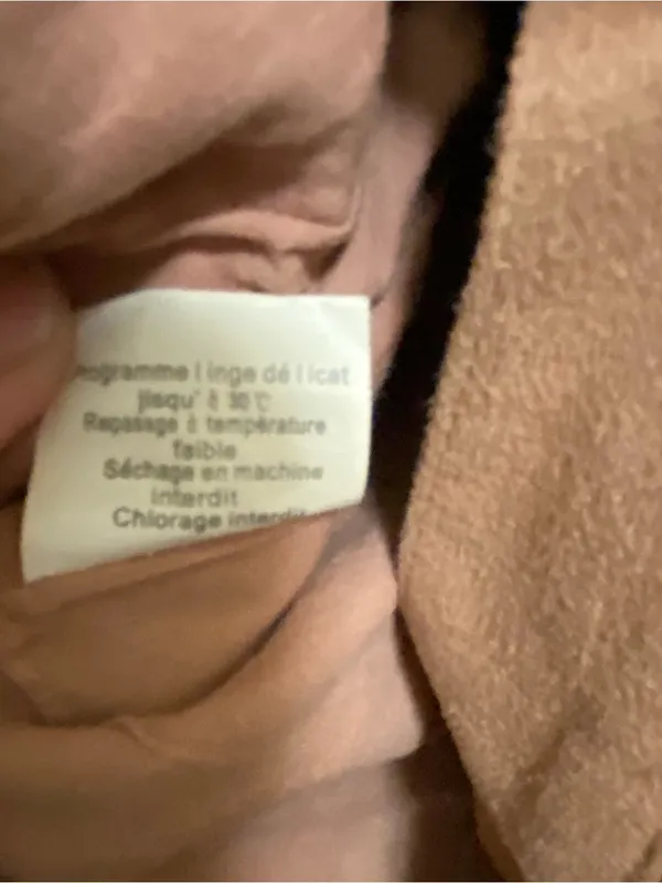 Tan Fringe Jacket with Floral Embroidery Size M - Image 8