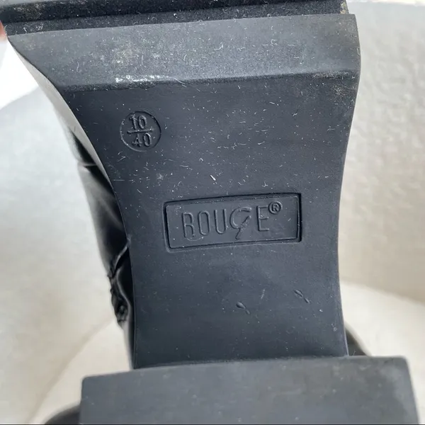 Rouge Helium Black Platform Boots 10 40 - Image 4