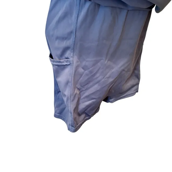 Boutique Tennis Pickle Ball Dress Attached Shorts Pockets S Periwinkle Racerback - Image 6