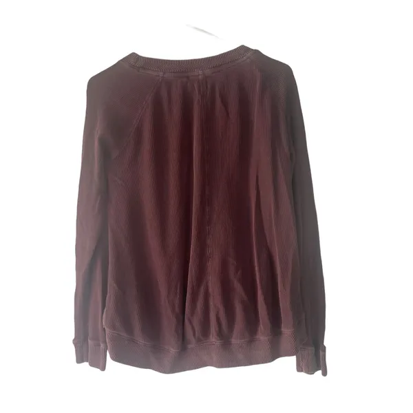 Soft Surroundings Women's‎ Size Medium Thermal Purple Sweater - Image 7