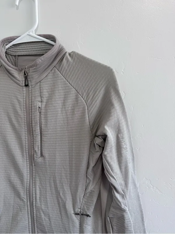 Salomon Sntial Lightwarm Full-Zip Jacket - Women's Grey XS - Image 2