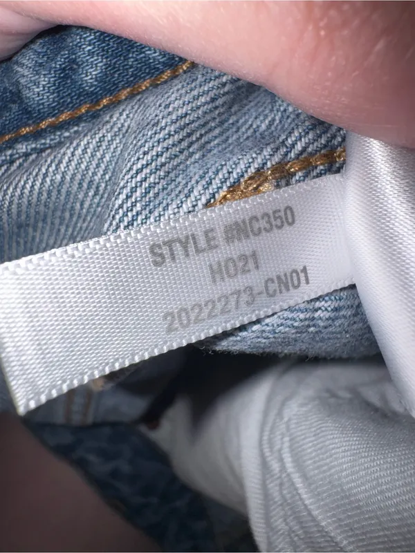 Madewell Light Blue Denim Jeans with Fair Trade Tag - Image 6