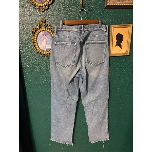 Banana Republic High Rise Straight Jeans Sz 30 Blue - Image 2