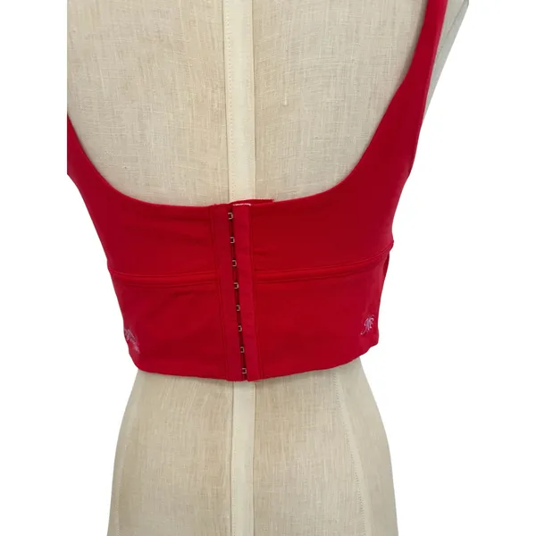 The Mayfair Group‎ Language of the Universe Corset Ember Red Graphic Top S/M - Image 10