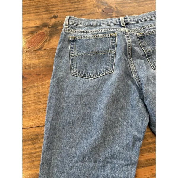 Tommy Hilfiger Jeans Womens 13/30 Vintage Freedom Y2K Pants Flag Patch USA Adult - Image 5