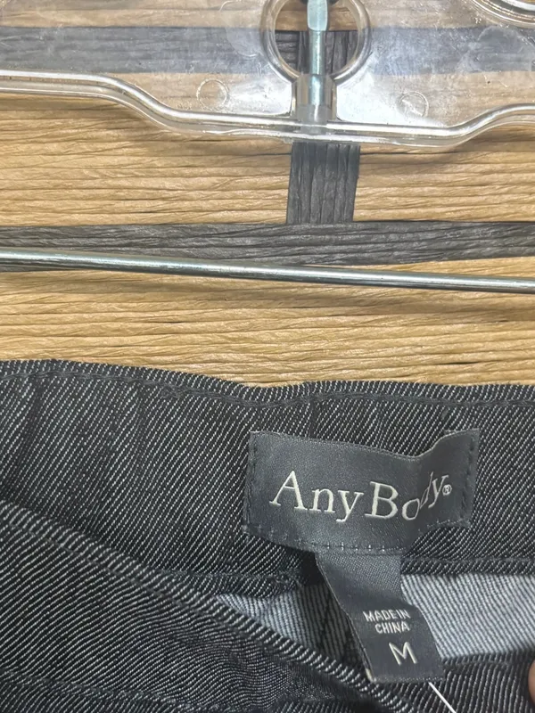 AnyBody black denim skirt size medium - Image 6