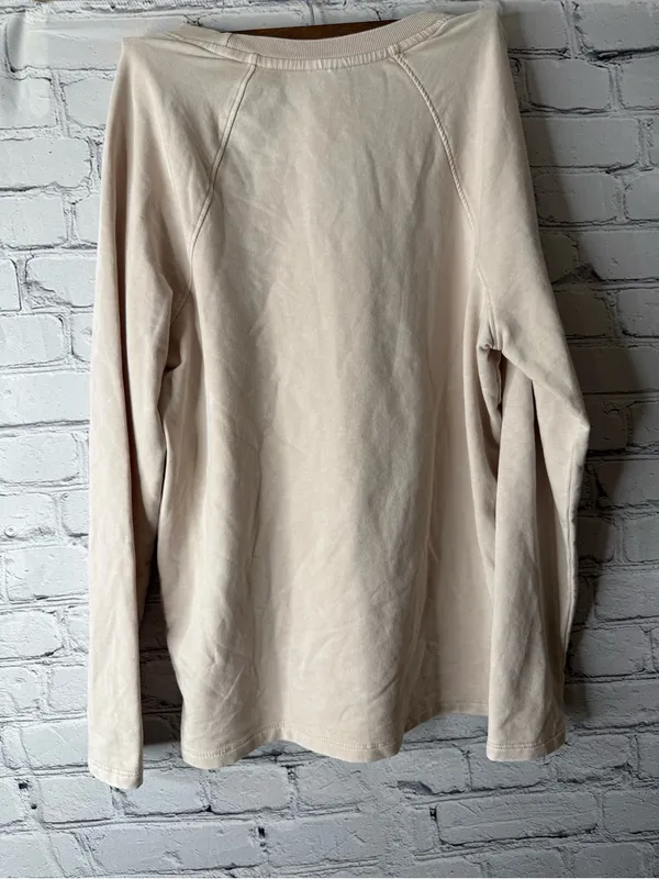 Disney Tan Walt Disney World Crewneck Sweatshirt with Castle Graphic size small - Image 5