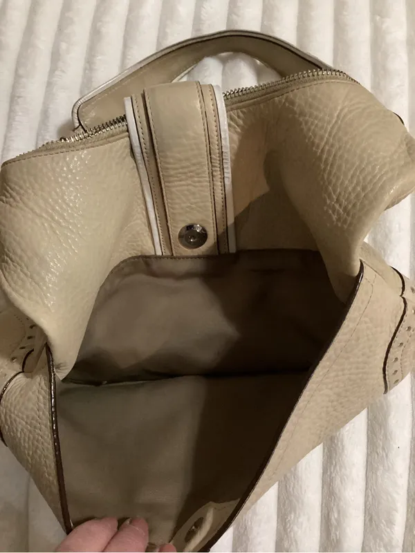 Vintage Beige pebble Coach Soho bag - Image 5