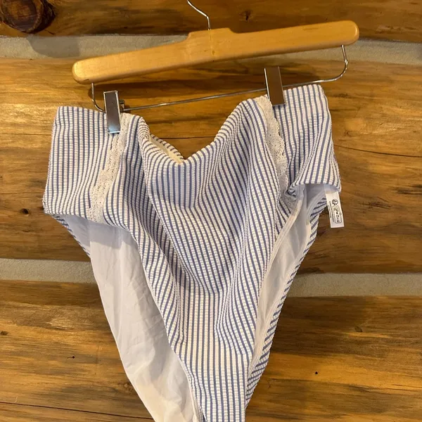 By Anthropologie Striped Bikini Bottom - Image 3