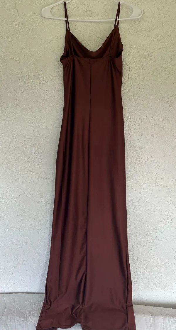Brown Long Dress - Image 4