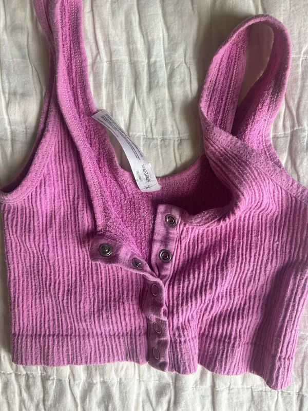 Pink Free People Top Crop Tank - Image 5